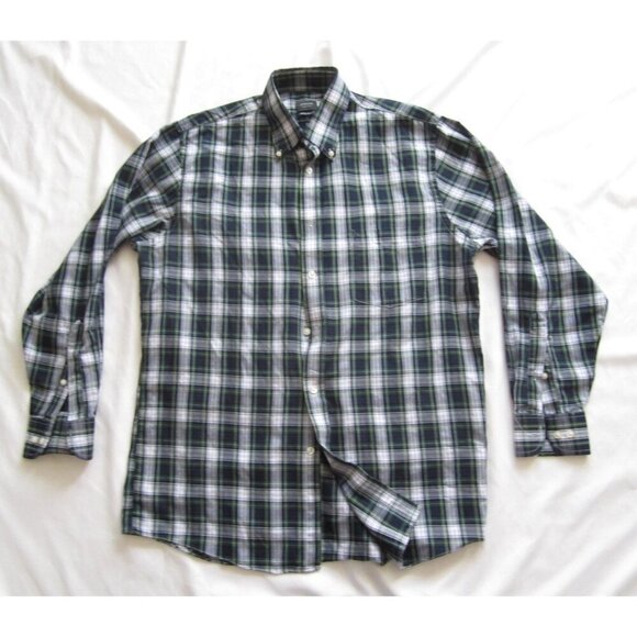 Men's Arrow Regular Fit Wrinkle Free Button Long Sleeve Shirt Sz M (MT626) - Picture 1 of 7